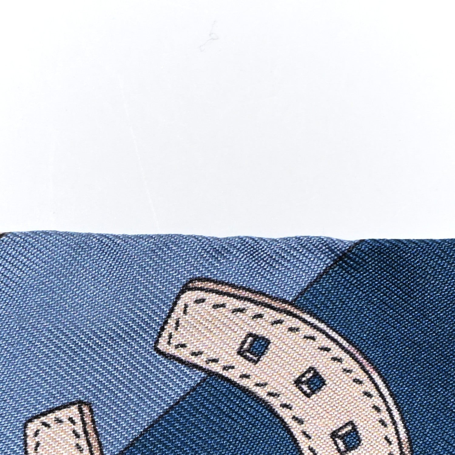 Hermes Silk Brides et Gris-Gris Twilly Marine Turquoise Rose 9 of 12