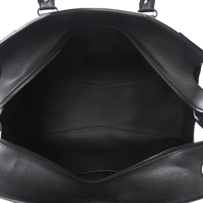 Balenciaga Grained Calfskin Neo Classic Black Hardware Large Top Handle Bag Black 4 of 4