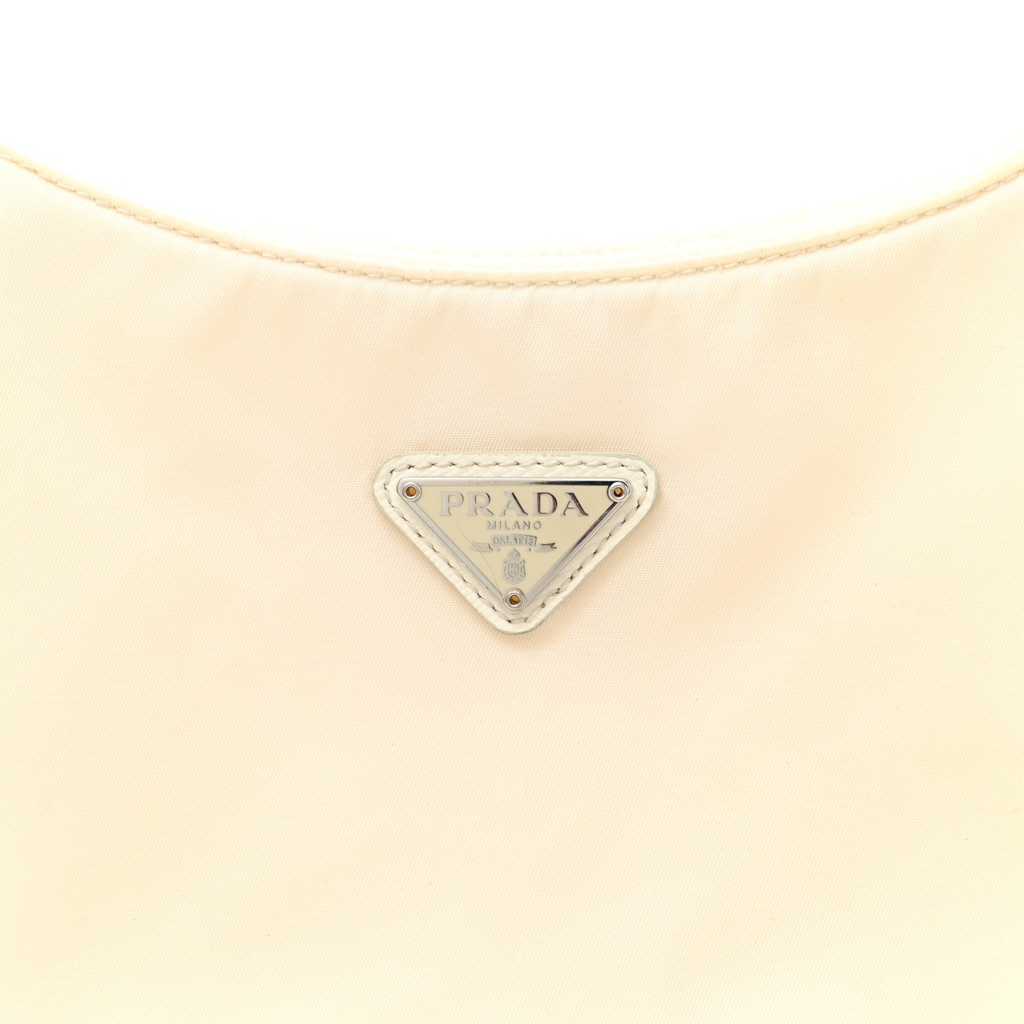Tessuto Nylon Mini Re-Edition 2000 Bag White