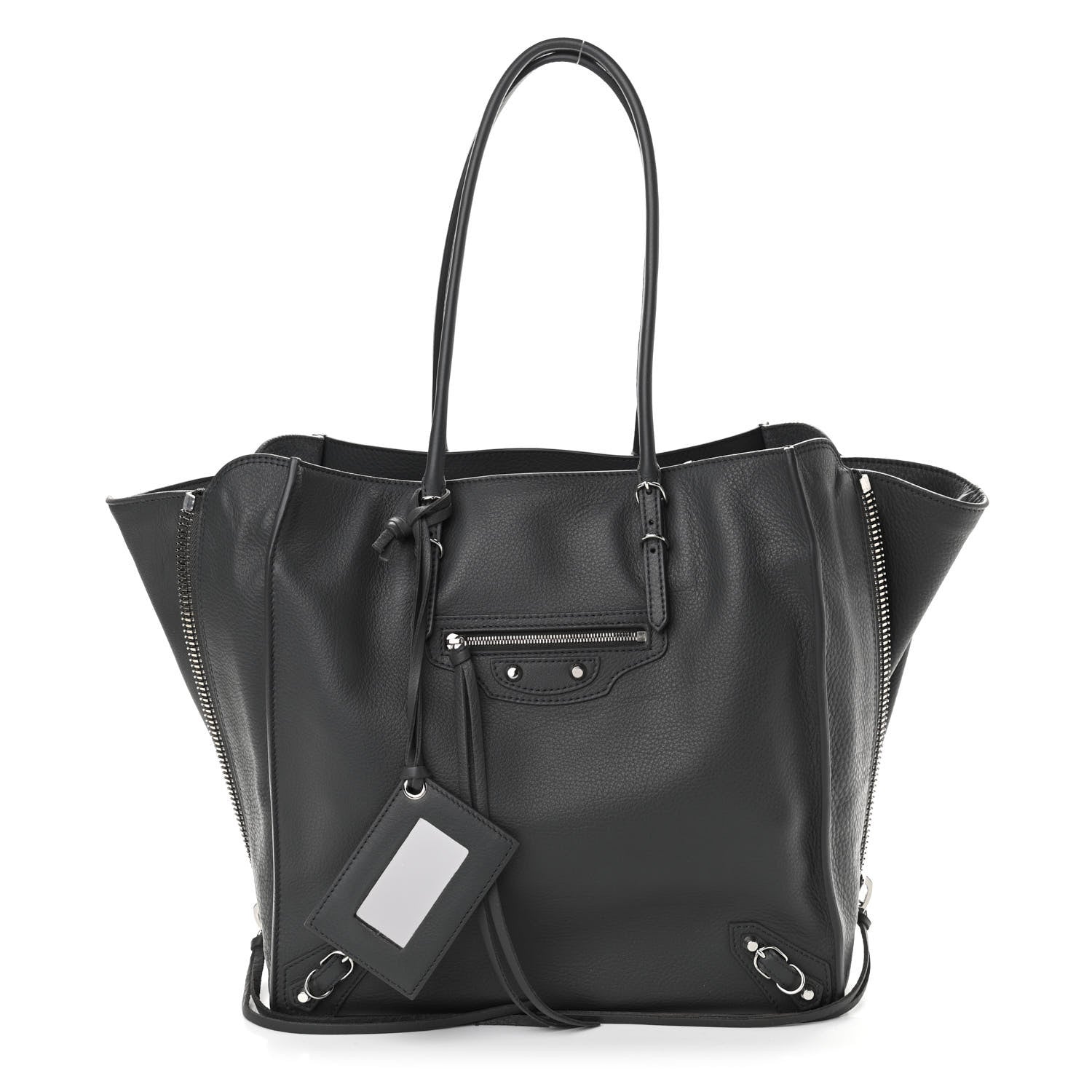 Balenciaga Veau Papier A5 Zip Around Tote Gris Fossile 1 of 11