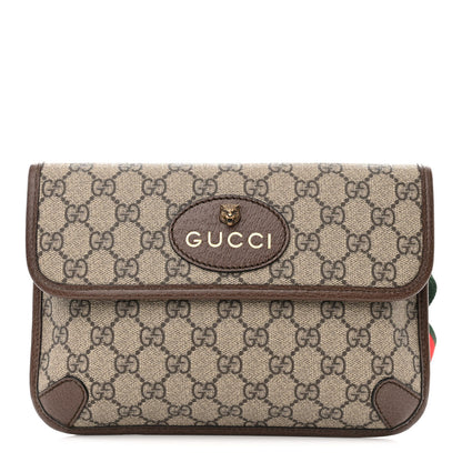 Gucci GG Supreme Monogram Neo Vintage Web Belt Bag Brown 1 of 10