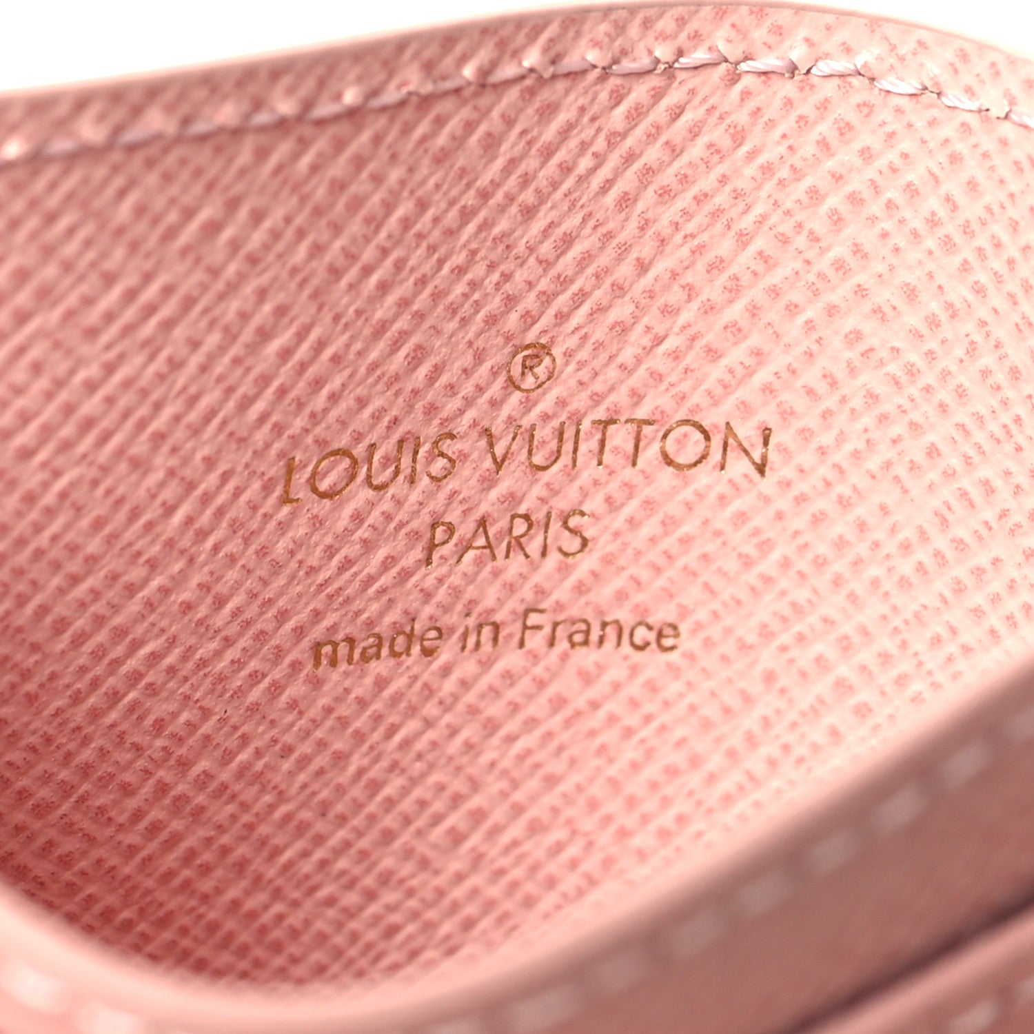 Louis Vuitton Monogram LV Charms Card Holder Rose Ballerine 6 of 6