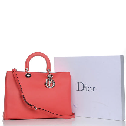 Christian Dior Smooth Calfskin Large Diorissimo Tote Light Coral 12 of 12