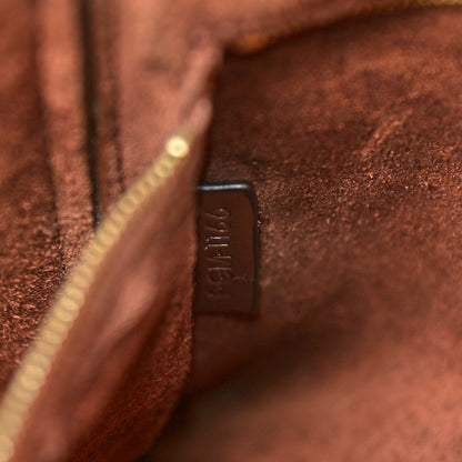 Celine Natural Calfskin Sangle Bucket Bag Dark Brown 8 of 24