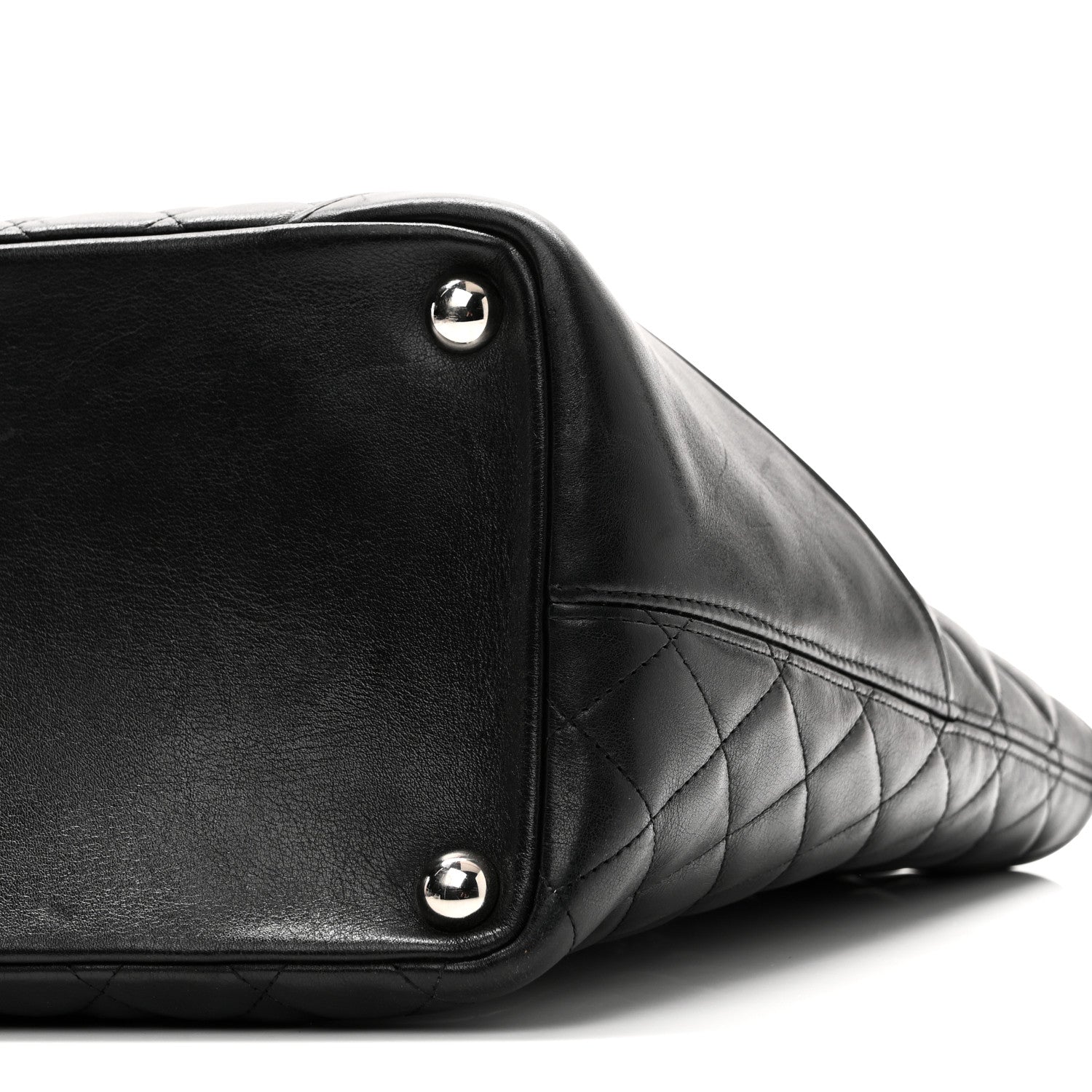 Chanel Calfskin Quilted Large Cambon Tote Black 10 of 11