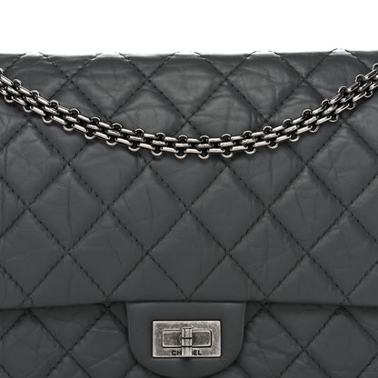 Chanel Aged Calfskin Quilted 2.55 Reissue 226 Flap Grey 8 of 11