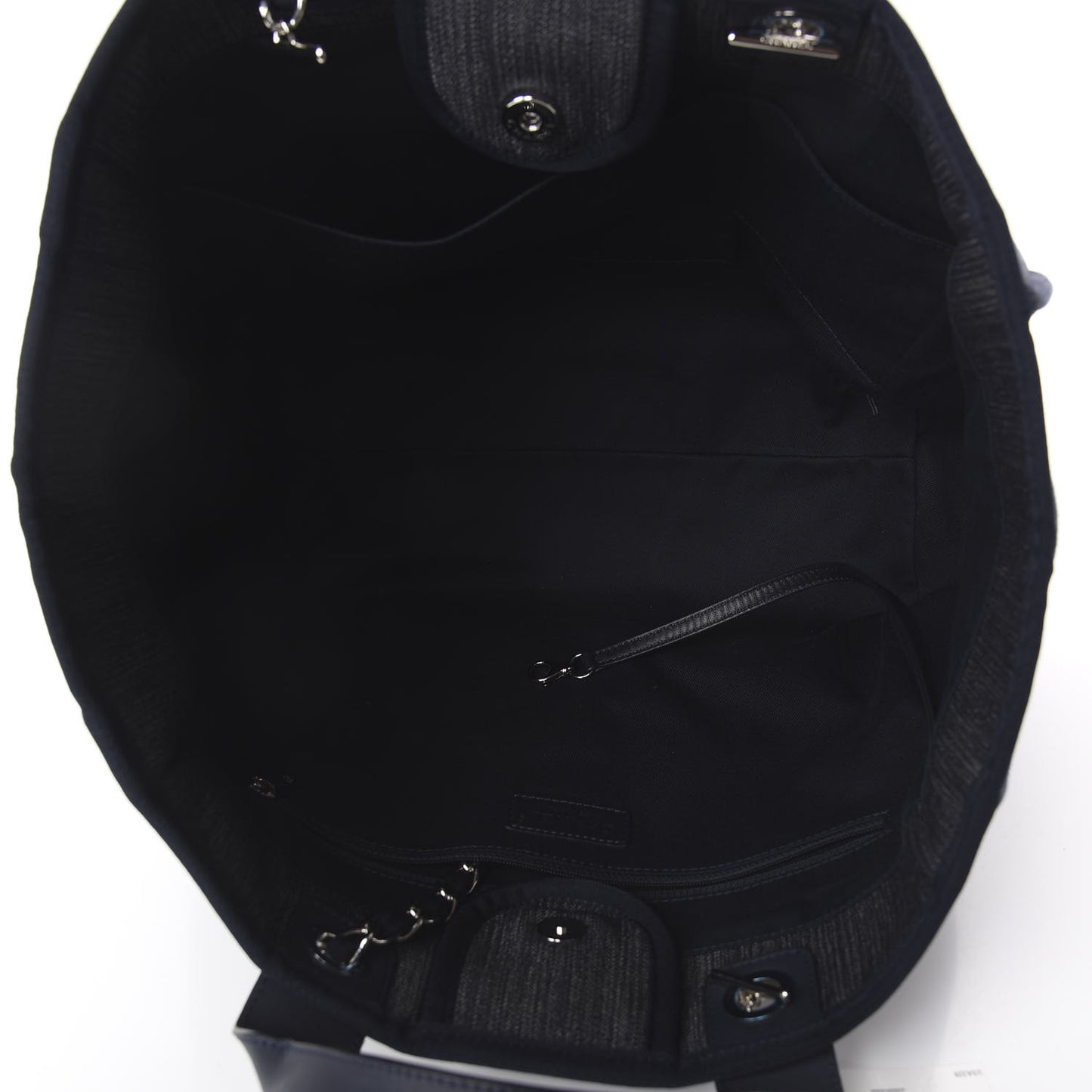 Denim Medium Deauville Tote Dark Blue