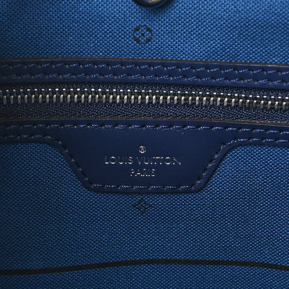 Louis Vuitton Monogram Escale Neverfull MM Blue 7 of 10