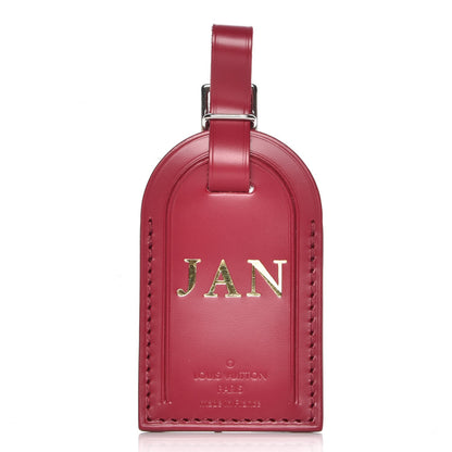 Louis Vuitton Calfskin Luggage Tag Fuschia 1 of 4