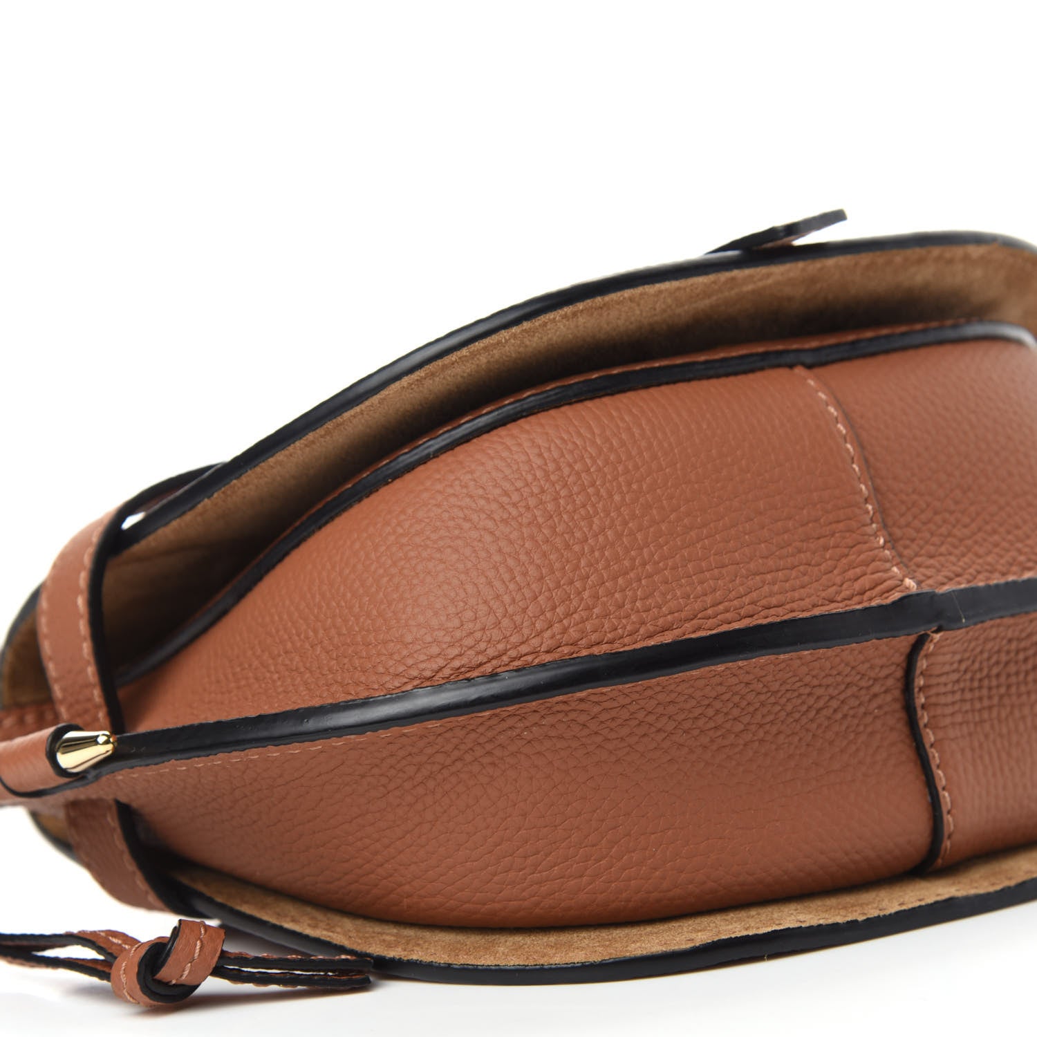 Loewe Pebble Grain Calfskin Mini Gate Dual Bag Tan 6 of 10