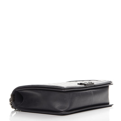 Chanel Lambskin Quilted Large Boy Flap Grey 4 of 11