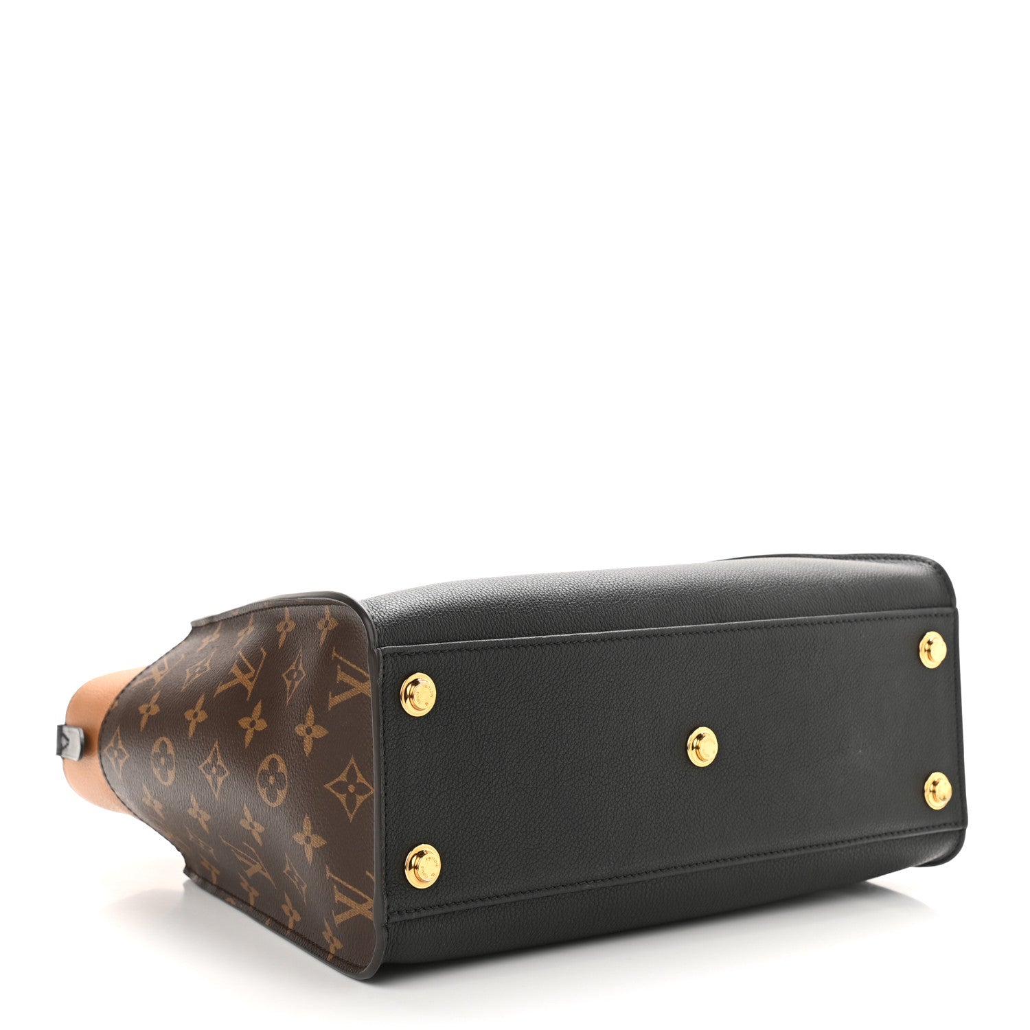 Louis Vuitton Calfskin Monogram On My Side Black 4 of 11
