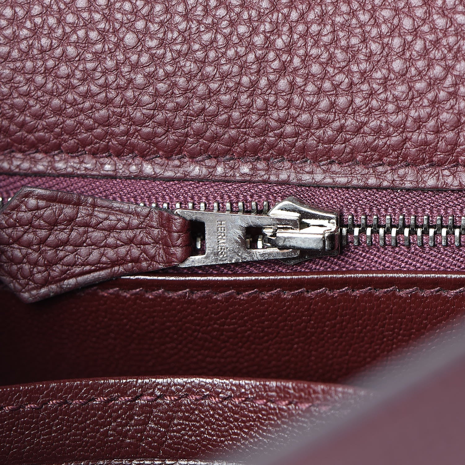 Hermes Togo Kelly Retourne 25 Bordeaux 26 of 37