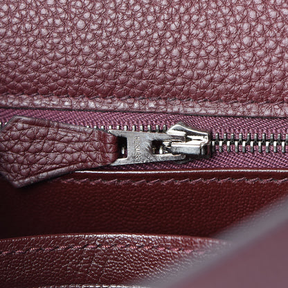Hermes Togo Kelly Retourne 25 Bordeaux 26 of 37