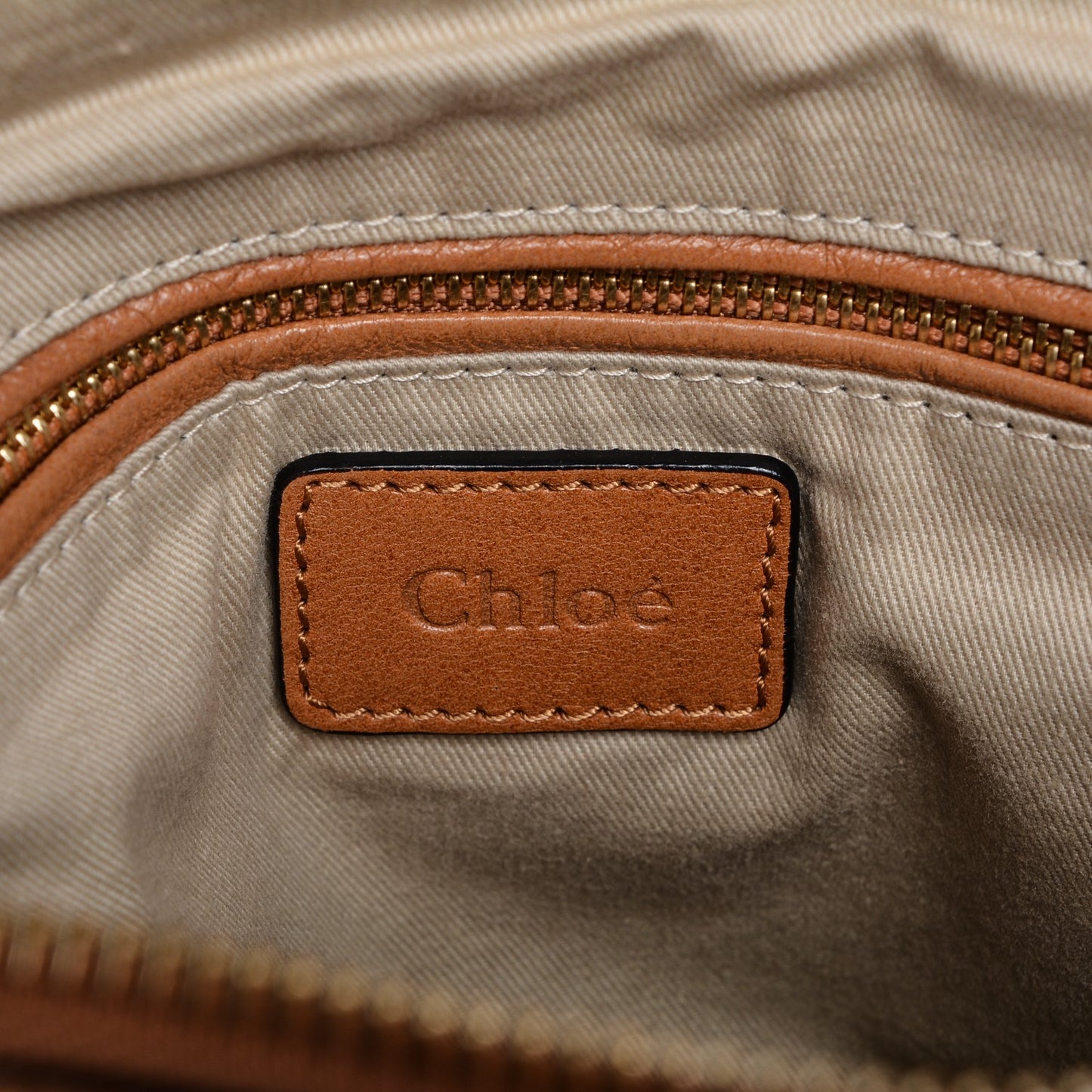 Calfskin Medium Marcie Satchel Tan