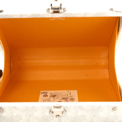 Goyard Goyardine Minaudiere Trunk Bag White 5 of 15