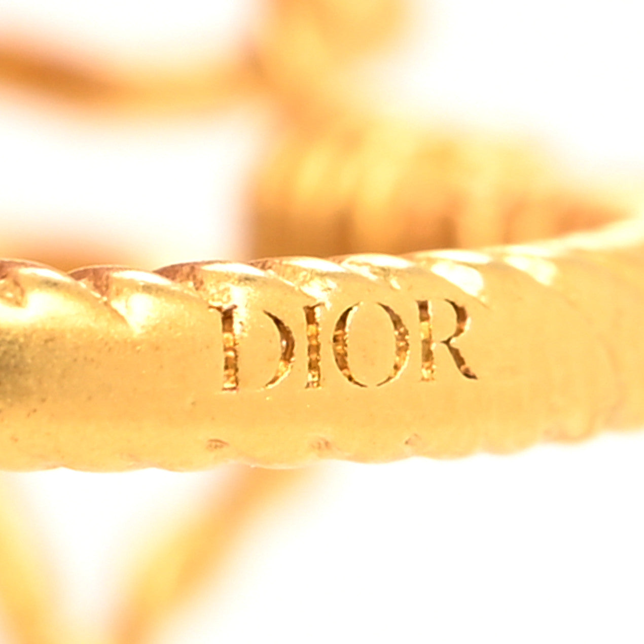 Metal Mille Fleurs De Dior Ring Gold