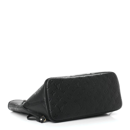Louis Vuitton Empreinte Monogram Giant Neverfull MM Black 5 of 10