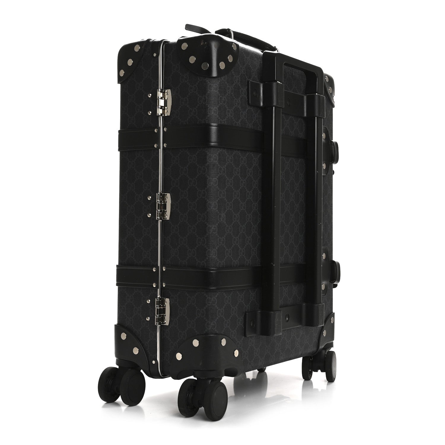 Gucci GG Supreme Monogram Globe-Trotter Carry-On Black 2 of 18