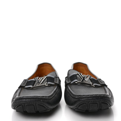 Louis Vuitton Calfskin Mens Monte Carlo Shoe Moccasin Loafers 9 Black 2 of 9