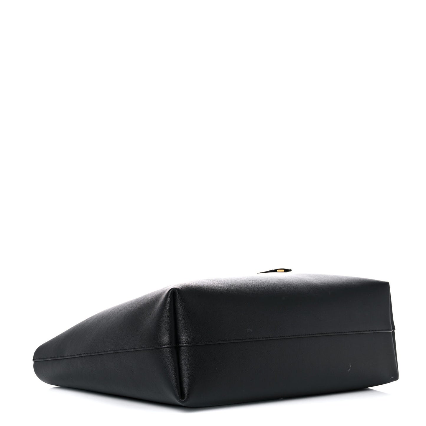 Calfskin Large Shopping Tote Black