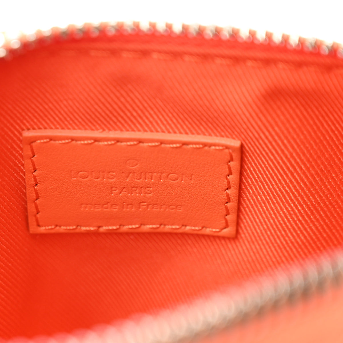 Louis Vuitton Grained Calfskin Aerogram Keepall XS Orange 6 of 9