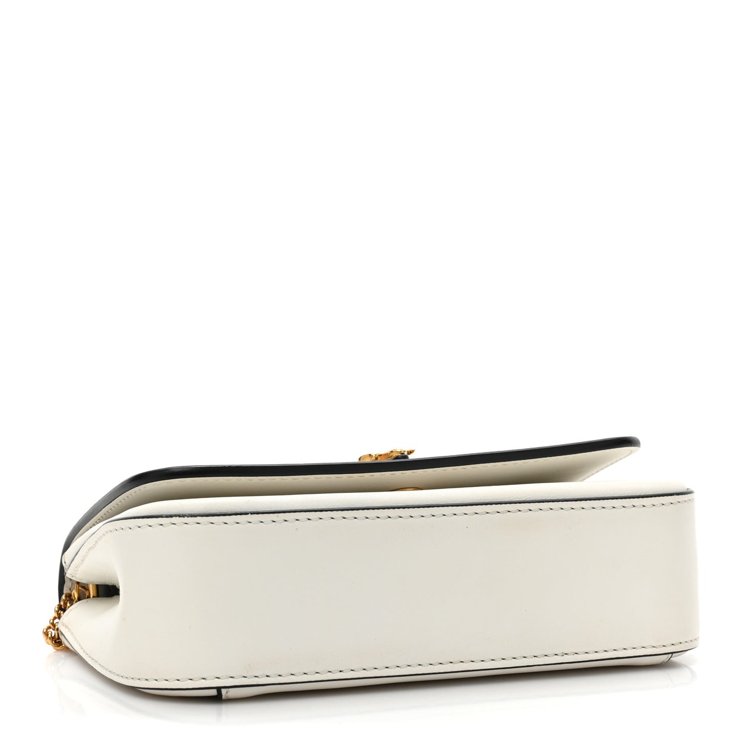 Vitello Virtus Mini Chain Bag White