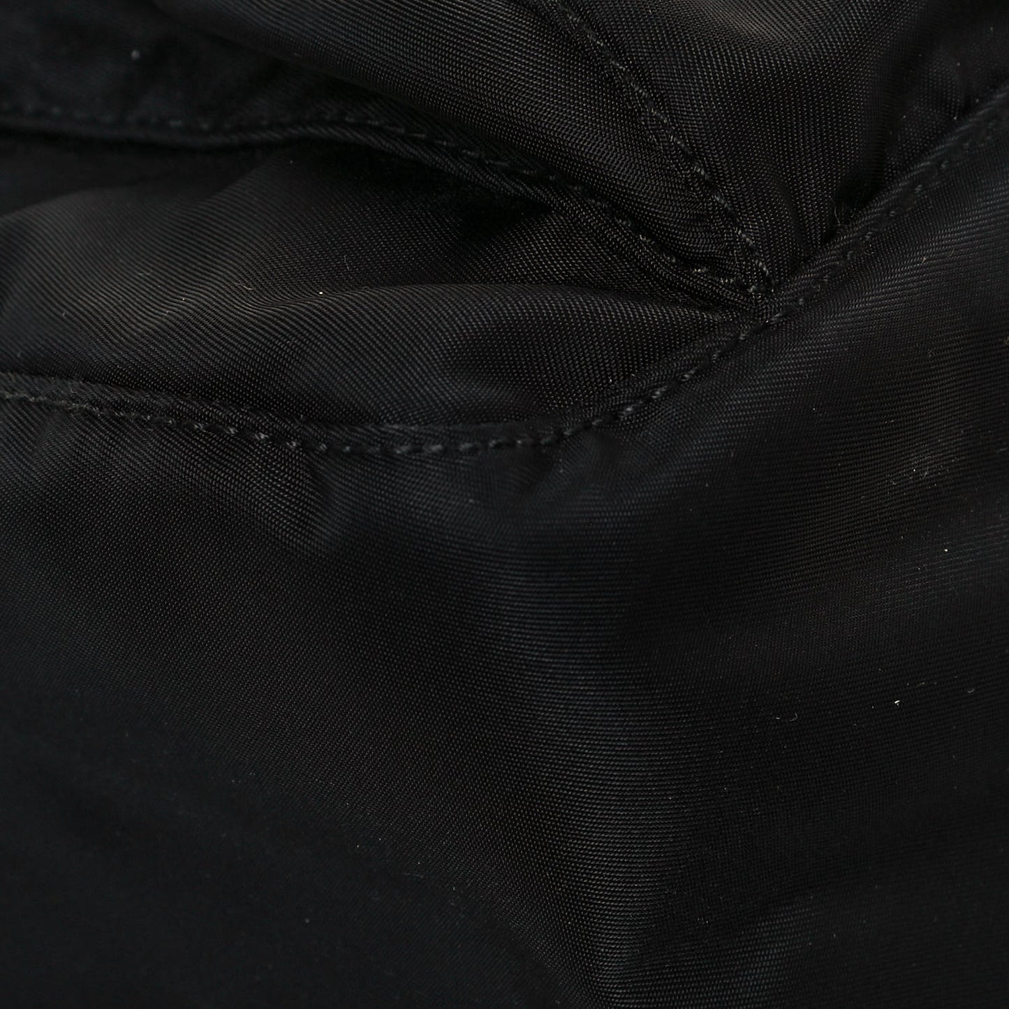 Tessuto Nylon Single Buckle Messenger Bag Black
