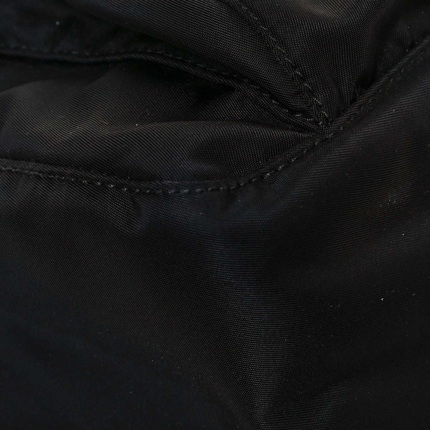 Prada Tessuto Nylon Single Buckle Messenger Bag Black 8 of 12