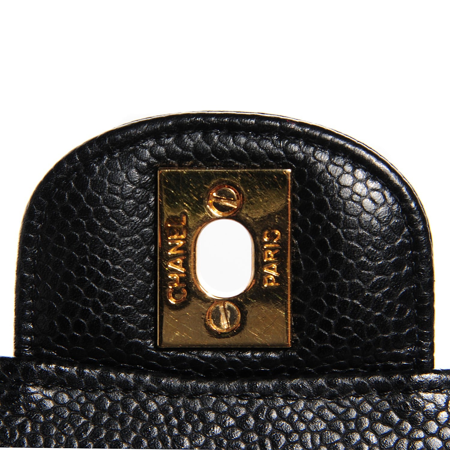 Chanel Caviar Quilted Medium Double Flap Black 6 of 8
