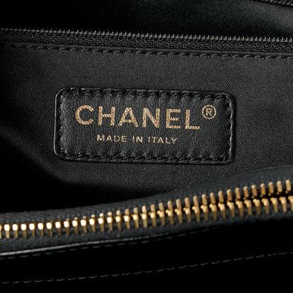 Chanel Caviar Quilted Grand Shopping Tote GST Black 6 of 10