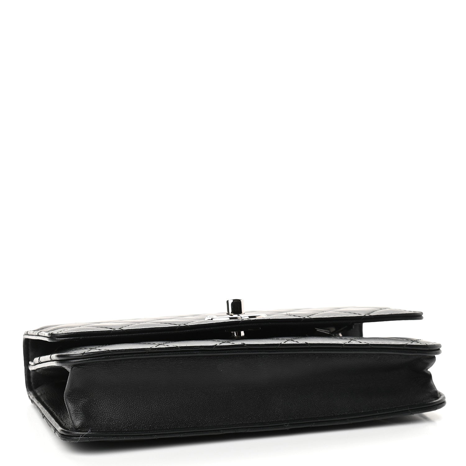 Chanel Lambskin Quilted Trendy CC Wallet On Chain WOC Black 3 of 9