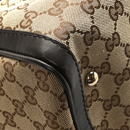 Gucci Monogram Medium Joy Boston Dark Brown 10 of 11