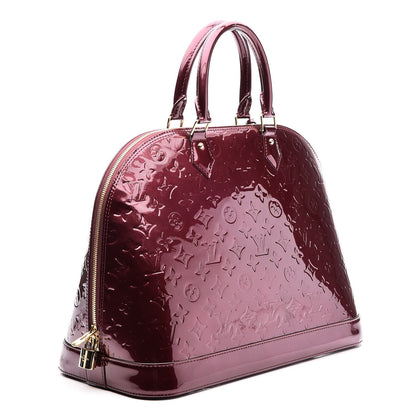 Louis Vuitton Vernis Alma MM Rouge Fauviste 3 of 7
