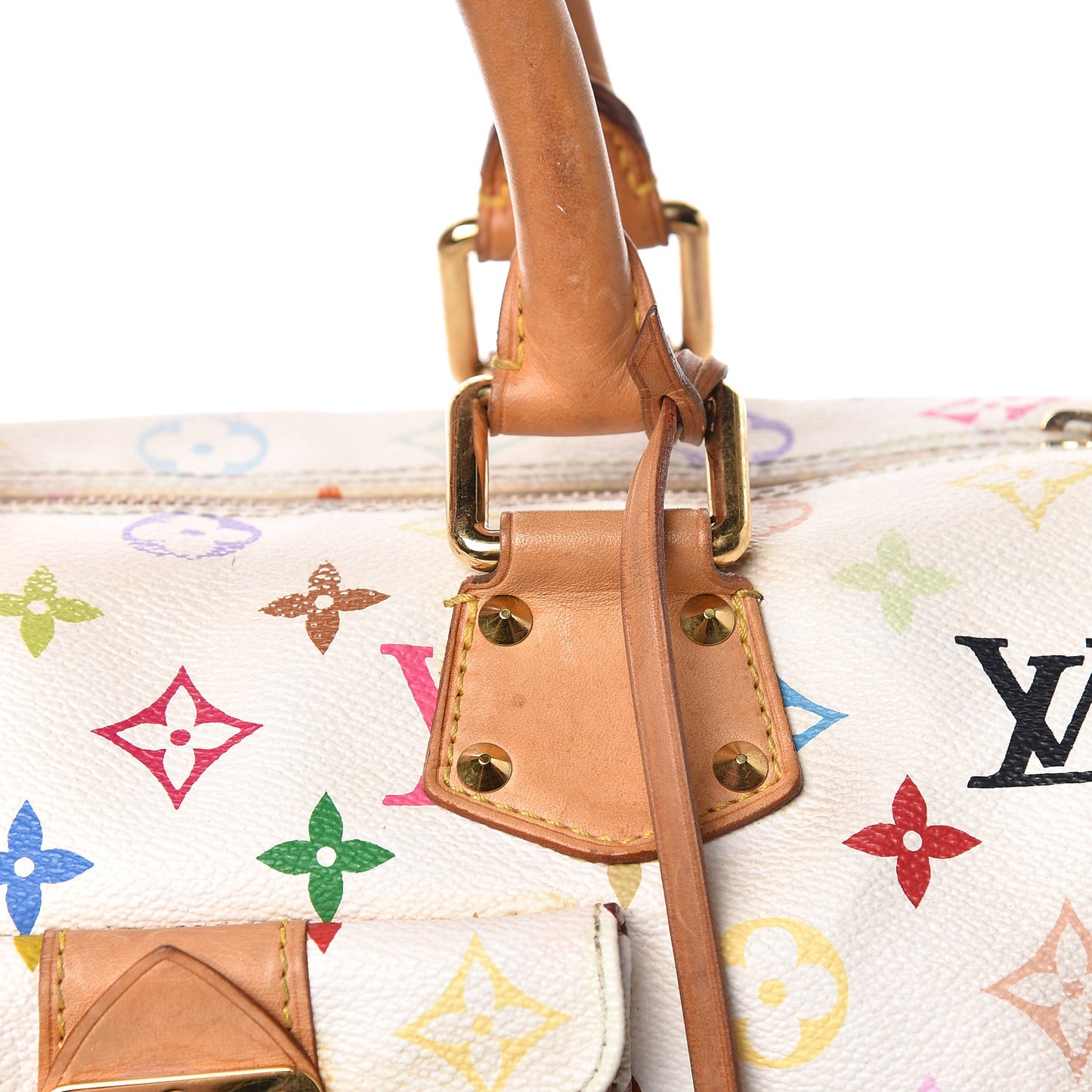Monogram Multicolor Speedy 30 White