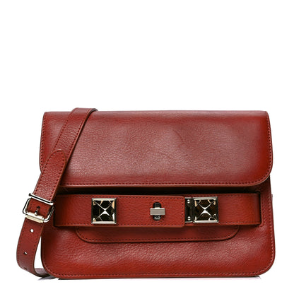 Proenza Schouler Calfskin Mini PS11 Classic Shoulder Bag Saddle 1 of 5