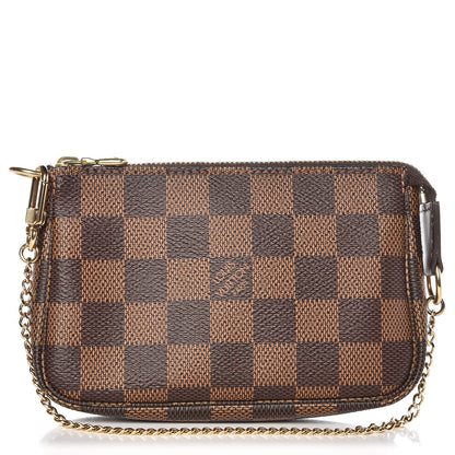 Louis Vuitton Damier Ebene Mini Pochette Accessories 1 of 6
