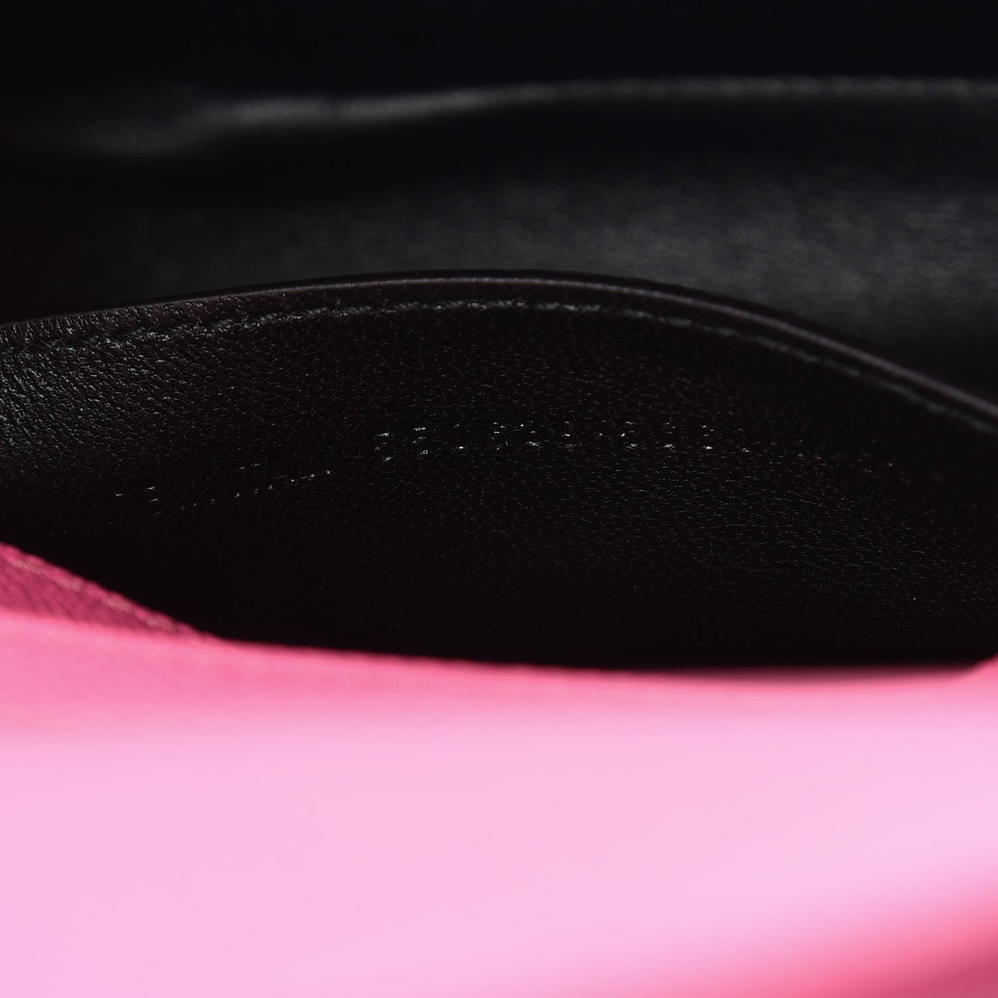Signature Grained Calfskin Logo Ville Day Bag Acid Pink Black