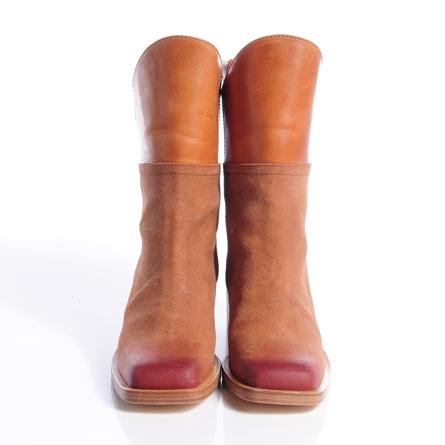 Nubuck Leather Paris Dallas Short Boots 39 Light Brown