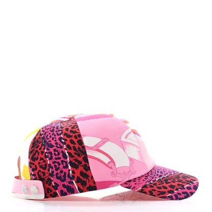 Hermes Silk Davis Patchwork Cap 58 5 of 7