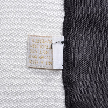 Gucci Silk Carriage Printed Scarf Black 5 of 6