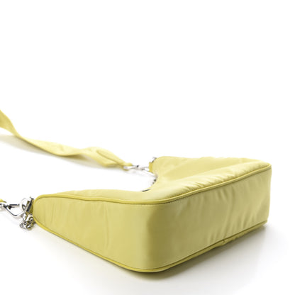 Prada Nylon Saffiano Re-Edition 2005 Shoulder Bag Ananas 4 of 11