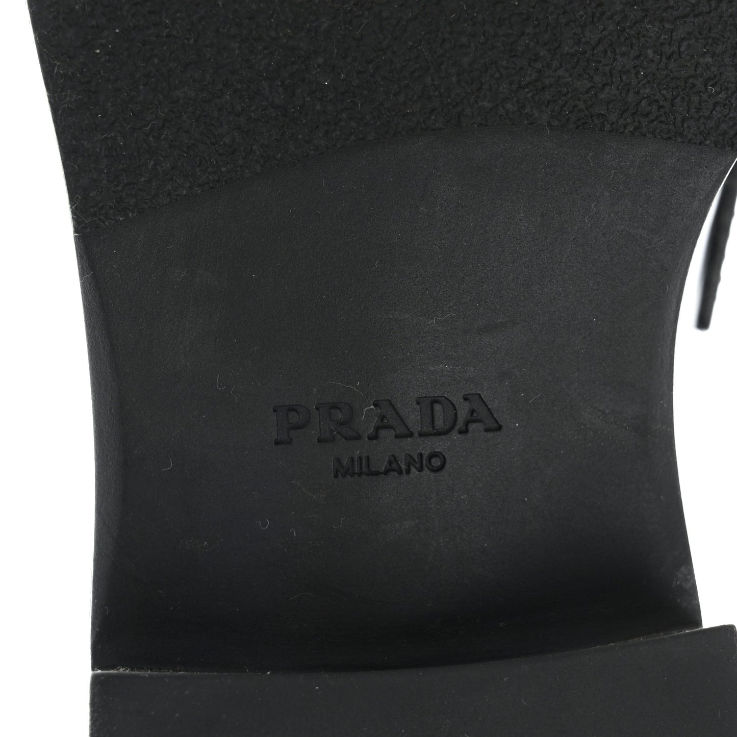 Spazzolato Metal Triangle Logo 50mm Loafers 35 Black