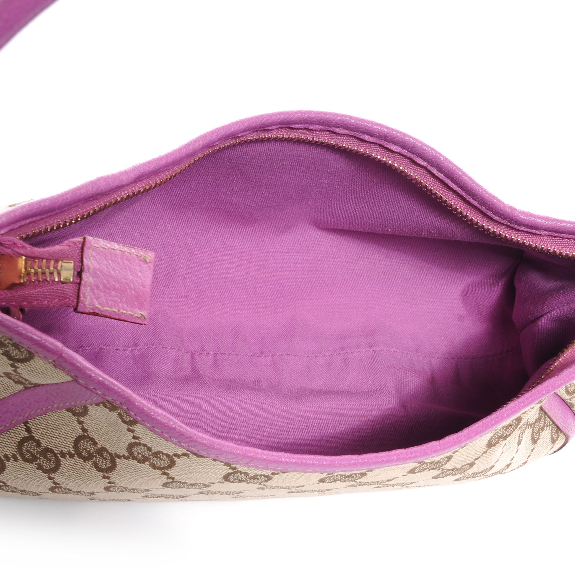 Gucci Monogram Abbey Pochette Fuchsia 5 of 7