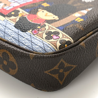 Louis Vuitton Monogram 2021 Christmas Animation London Mini Pochette Accessories Red 8 of 8