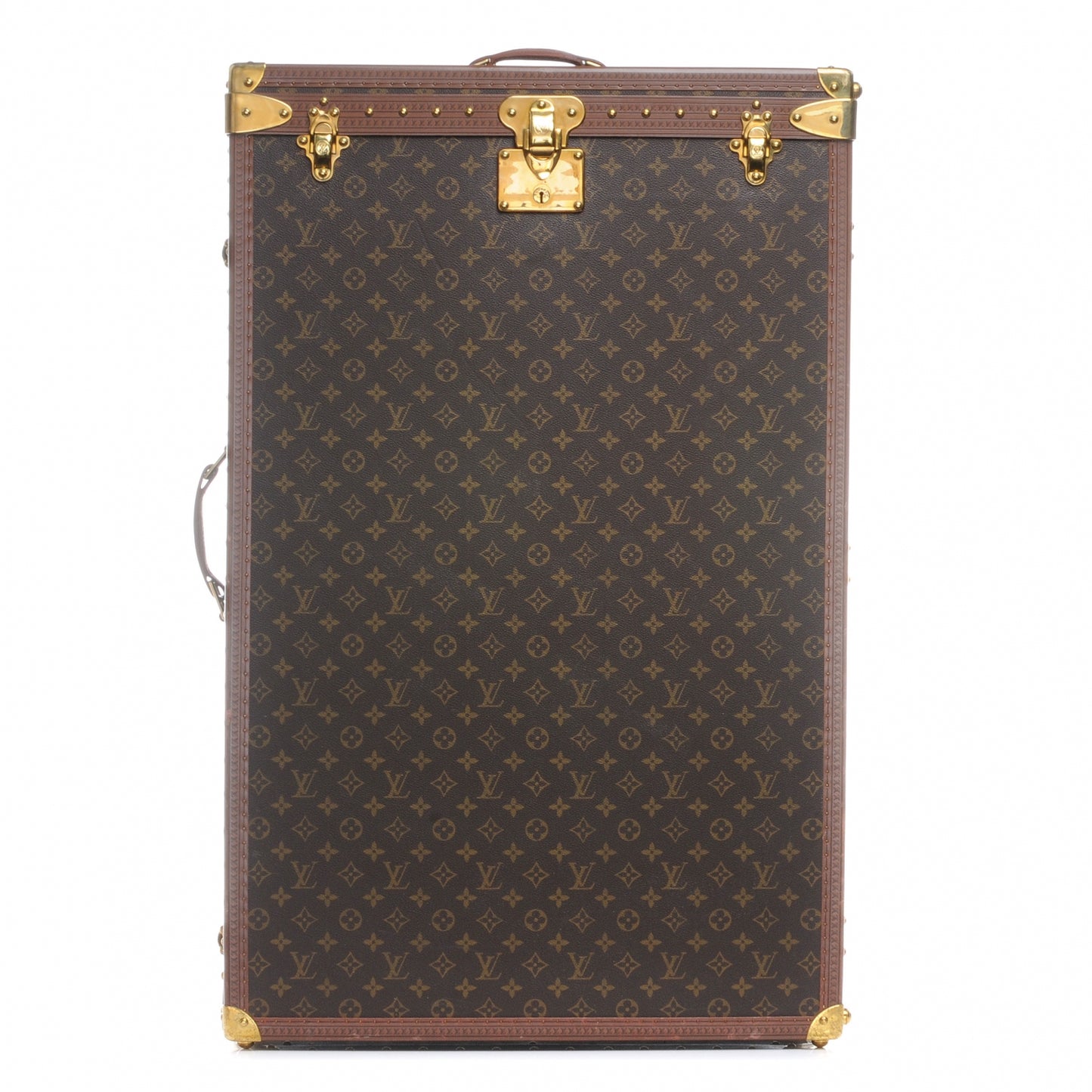 Monogram Custom Standing Wardrobe Trunk