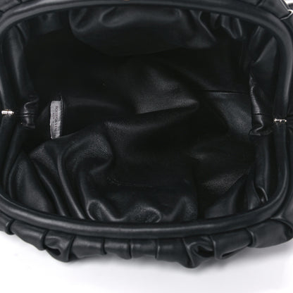 Bottega Veneta Smooth Butter Calf The Pouch Oversized Clutch Black 4 of 8