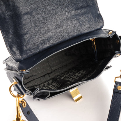 Proenza Schouler Lambskin PS1 Pouch Messenger Midnight 5 of 7
