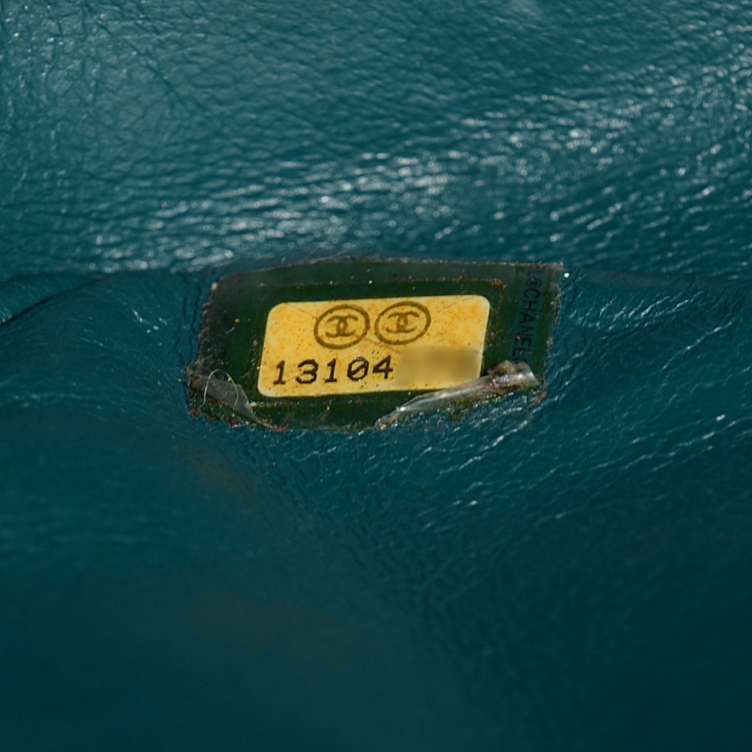 Chanel Lambskin Quilted Jumbo Double Flap Turquoise 7 of 8