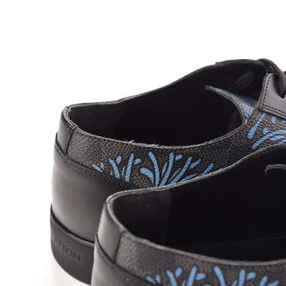 Louis Vuitton Damier Graphite Rope Sneakers 7.5 Blue 10 of 13